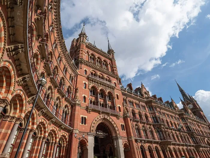Framed Print : Exterior of St. Pancras International railway station, London, England, United Kingdom, Europe Framed Print : Exterior of St. Pancras International railway station, London, England, United Kingdom, Europe