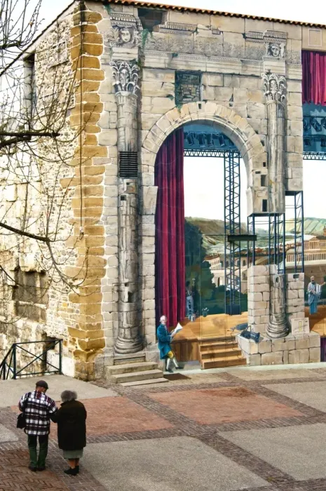 Framed Print : Exterior of the theatre, Vienne, Rhone Valley, France, Europe Framed Print : Exterior of the theatre, Vienne, Rhone Valley, France, Europe