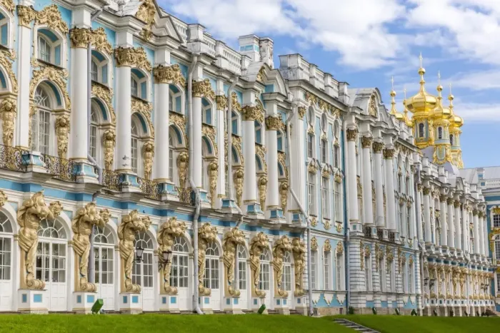Framed Print : Exterior view of the Catherine Palace, Tsarskoe Selo, St. Petersburg, Russia, Europe Framed Print : Exterior view of the Catherine Palace, Tsarskoe Selo, St. Petersburg, Russia, Europe
