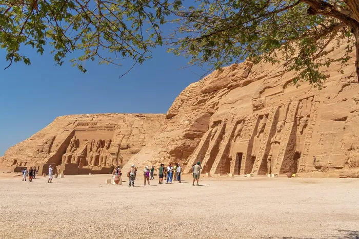 Framed Print : Exterior view of massive sculptures at the Temple of Hathor, Abu Simbel Temple next to Lake Nasser, Temple of the Pharaohs, Ramses II, Nubia, Egypt, Africa Framed Print : Exterior view of massive sculptures at the Temple of Hathor, Abu Simbel Temple next to Lake Nasser, Temple of the Pharaohs, Ramses II, Nubia, Egypt, Africa