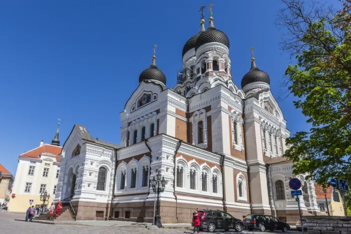 Framed Print : Exterior view of an Orthodox church in the capital city of Tallinn, Estonia, Europe Framed Print : Exterior view of an Orthodox church in the capital city of Tallinn, Estonia, Europe
