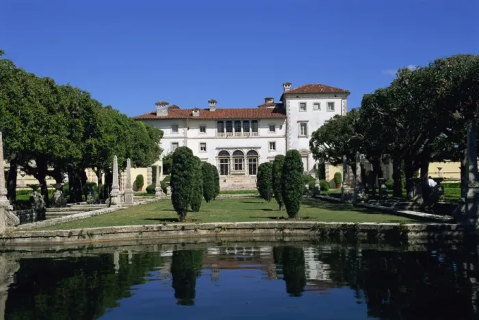 Framed Print : Exterior of the Villa Vizcaya Framed Print : Exterior of the Villa Vizcaya