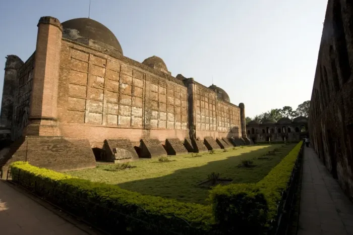 Framed Print : Exterior wall, Great Katra Mosque, Murshidabad, West Bengal, India, Asia Framed Print : Exterior wall, Great Katra Mosque, Murshidabad, West Bengal, India, Asia