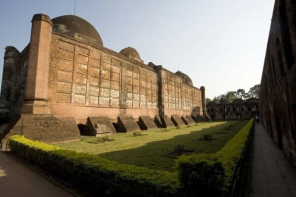 Exterior wall, Great Katra Mosque, Murshidabad, West Bengal, India, Asia