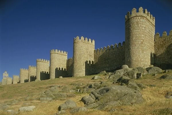 Exterior of the walls and town ramparts