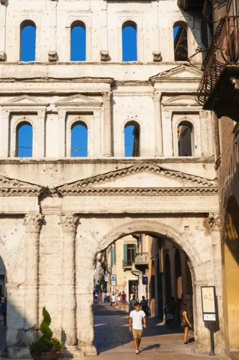 Framed Print : External facade of Porta Borsari dating from 50 BC, Verona, UNESCO World Heritage Site, Veneto, Italy, Europe Framed Print : External facade of Porta Borsari dating from 50 BC, Verona, UNESCO World Heritage Site, Veneto, Italy, Europe