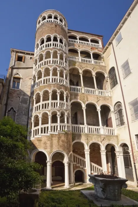Framed Print : External stairway, Palazzo Contarini del Bovolo dating from the 15th century Framed Print : External stairway, Palazzo Contarini del Bovolo dating from the 15th century