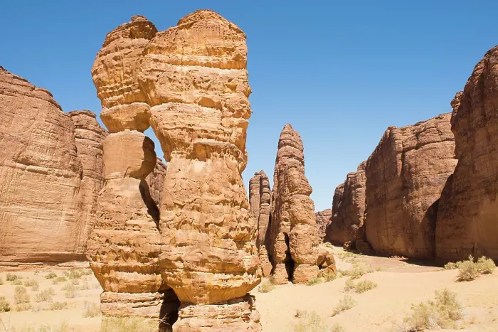 Framed Print : Extraordinary sandstone rock structure called Dancing Rocks in the Sharaan Nature Reserve, AlUla, Medina Province, Saudi Arabia Framed Print : Extraordinary sandstone rock structure called Dancing Rocks in the Sharaan Nature Reserve, AlUla, Medina Province, Saudi Arabia