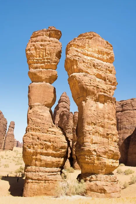 Framed Print : Extraordinary sandstone rock structure called Dancing Rocks in the Sharaan Nature Reserve, AlUla, Medina Province, Saudi Arabia Framed Print : Extraordinary sandstone rock structure called Dancing Rocks in the Sharaan Nature Reserve, AlUla, Medina Province, Saudi Arabia