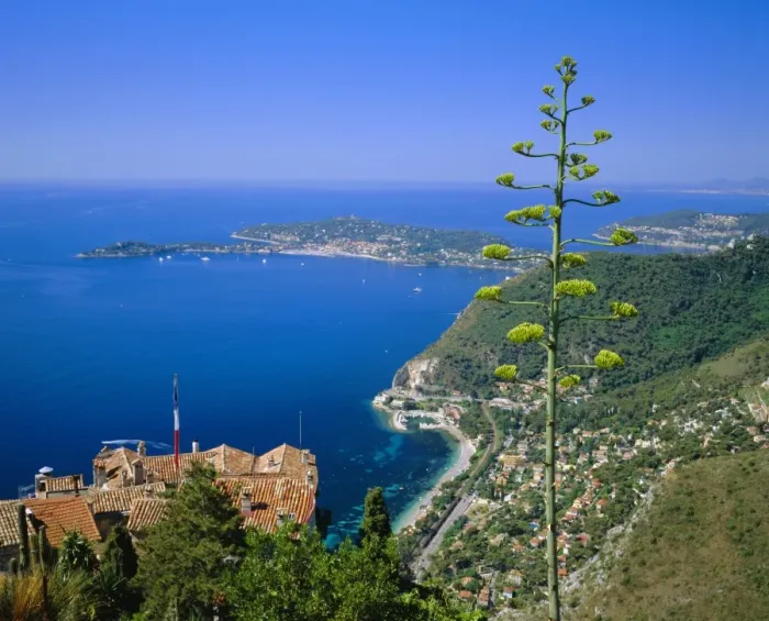 Framed Print : Eze and St. Jean-Cap-Ferrat, Cote d Azur, Provence, France, Europe Framed Print : Eze and St. Jean-Cap-Ferrat, Cote d Azur, Provence, France, Europe