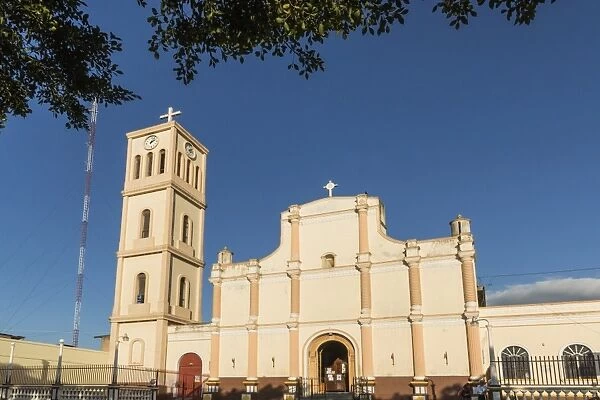 Facade and bell tower of the Iglesia San Jose in this important northern commercial city