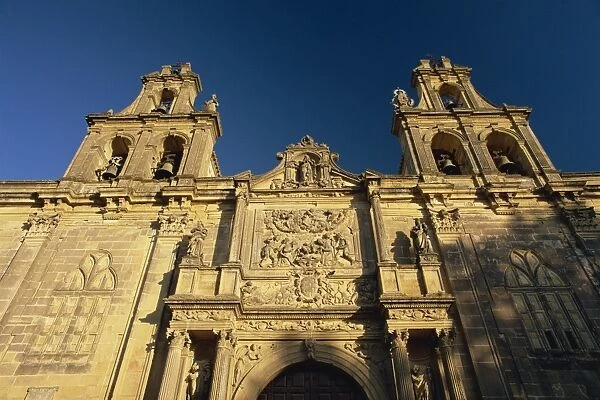 Facade of the church of Santa Maria de los Reales Alcazares