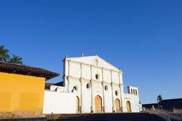Facade of Convent and Museum San Francisco, Granada, Nicaragua, Central America