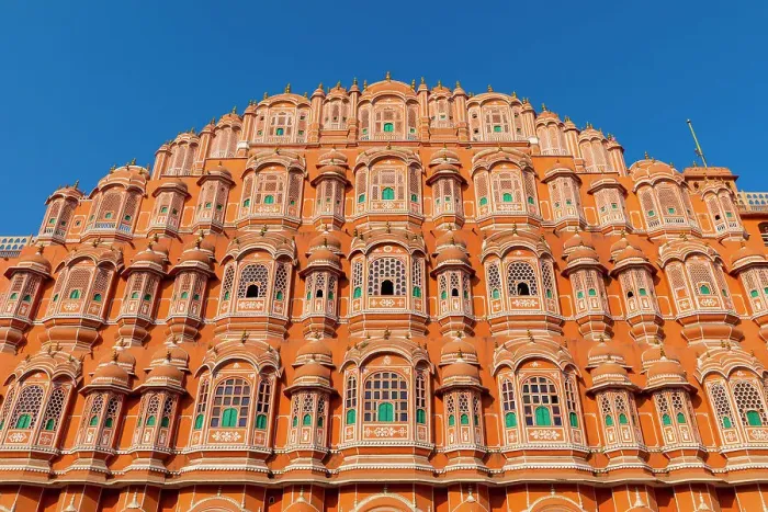 Framed Print : The Facade of the Hawa Mahal (Palace of the Winds), Jaipur, Rajasthan, India, South Asia, Asia