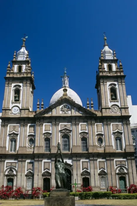 Framed Print : Facade of Igreja NS de Candelaria, Rio de Janeiro, Brazil, South America Framed Print : Facade of Igreja NS de Candelaria, Rio de Janeiro, Brazil, South America