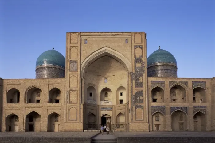 Framed Print : Facade of the Mir-i-Arab madrasah Framed Print : Facade of the Mir-i-Arab madrasah