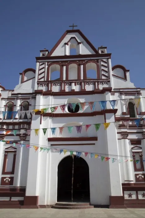 Framed Print : Facade of the Santo Domingo Church, originally built during the late 16th century, Chiapa de Corzo, Chiapas, Mexico, North America