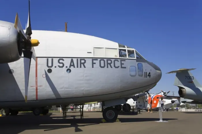 Framed Print : Fairchild C-1196 Flying Boxcar at the Aerospace Museum of California, Sacramento Framed Print : Fairchild C-1196 Flying Boxcar at the Aerospace Museum of California, Sacramento