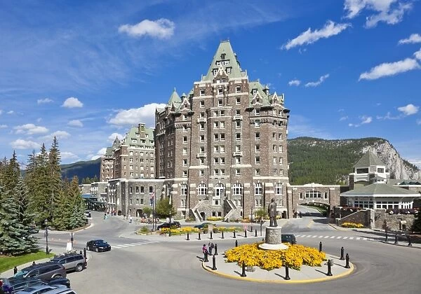 The Fairmont Banff Springs Hotel, Banff township, Banff National Park, Alberta, The Rockies, Canada, North America
