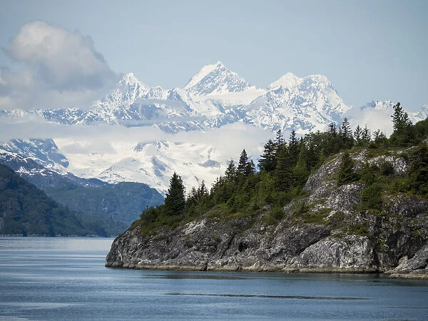 The Fairweather mountain range in Glacier Bay National Park, UNESCO World Heritage Site