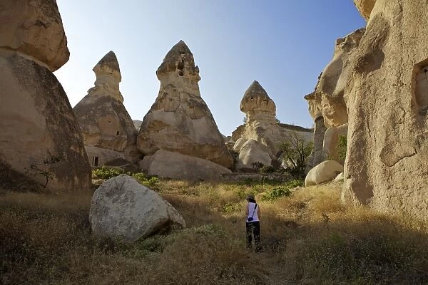 Fairy Chimneys, Cavusin, Cappadocia, Anatolia, Turkey, Asia Minor, Eurasia