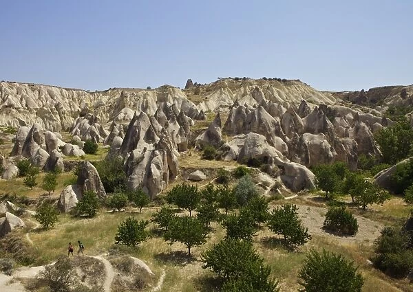 Fairy Chimneys rock formation near Goreme, Cappadocia, Anatolia, Turkey, Asia Minor, Eurasia