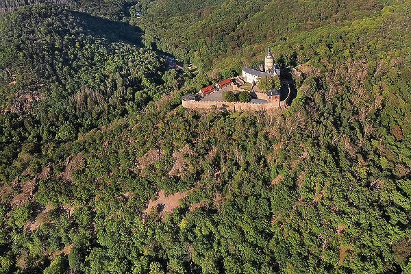 Falkenstein Castle, Harz, Saxony-Anhalt, Germany, Europe