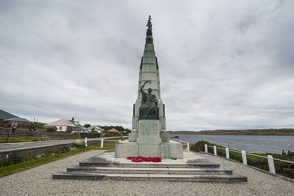 Falklands War Memorial, Stanley, capital of the Falkland Islands, South America