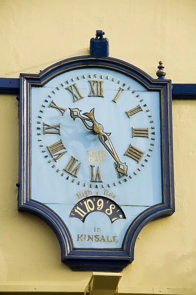 Famous clock on the Blue Haven Hotel