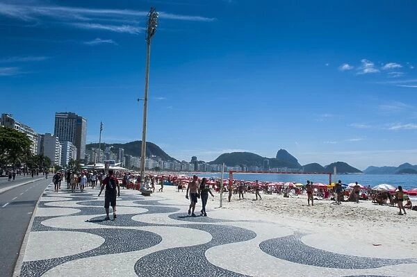 Famous Copacabana, Rio de Janeiro, Brazil, South America