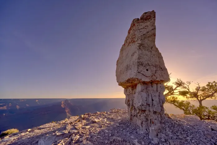Framed Print : The famous Mushroom Rock at Shoshone Point at sunrise, Grand Canyon National Park, UNESCO World Heritage Site, Arizona, United States of America, North America Framed Print : The famous Mushroom Rock at Shoshone Point at sunrise, Grand Canyon National Park, UNESCO World Heritage Site, Arizona, United States of America, North America