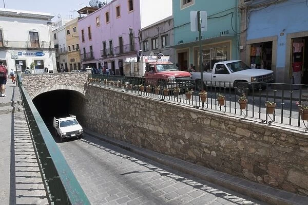 Famous tunnels of Guanajuato, a UNESCO World Heritage Site, Guanajuato State
