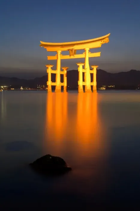 Framed Print : The famous vermillion coloured floating torii gate, Itsuku-shima Shrine, UNESCO World Heritage Site, Miyajima, Honshu, Japan, Asia Framed Print : The famous vermillion coloured floating torii gate, Itsuku-shima Shrine, UNESCO World Heritage Site, Miyajima, Honshu, Japan, Asia