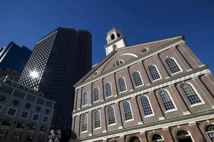Framed Print : Faneuil Hall, Boston, Massachusetts, New England, United States of America, North America Framed Print : Faneuil Hall, Boston, Massachusetts, New England, United States of America, North America