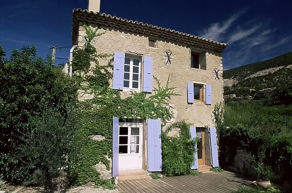 Farm converted into holiday home, Drome, Provence, France, Europe