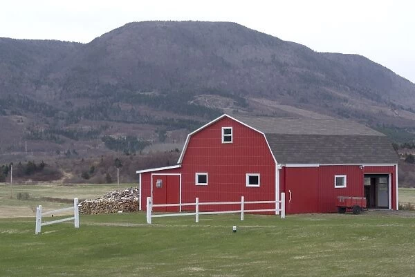 Farmhouse, near Cheticamp, Cape Breton, Nova Scotia, Canada, North America