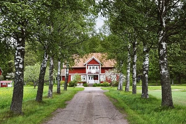 Farmhouse, Varmland, Sweden, Scandinavia, Europe