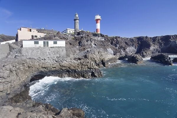 Faro de Fuencaliente lighthouses, Punta de Fuencaliente, La Palma, Canary Islands
