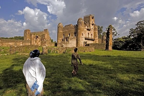 Fasiladas Palace, The Royal Enclosure, Gonder, Ethiopia, Nortern Ethiopia, Africa