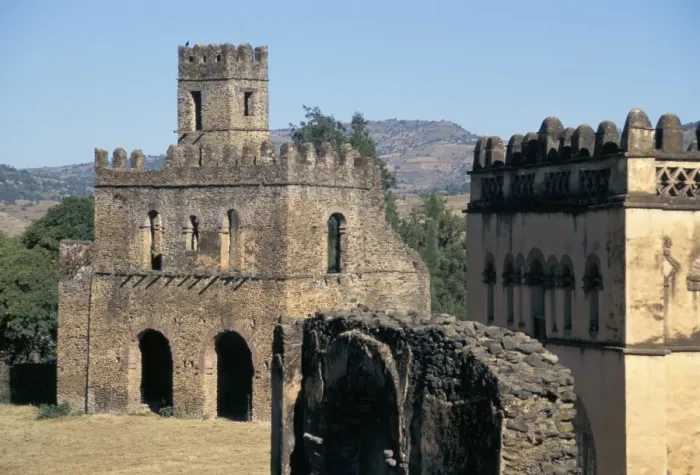 Framed Print : Fasildas Castles, Gondar, Ethiopia, Africa