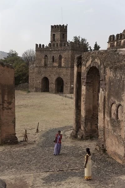 The Fasilides Castle, Gondar, Ethiopia, Africa