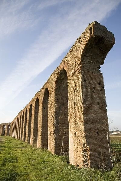 Felice Aqueduct, along the Via Appia (Appia road), Rome, Lazio, Italy, Europe