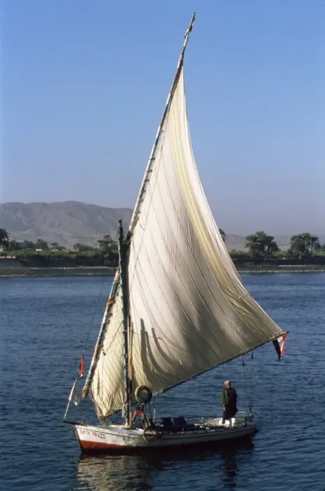 Framed Print : Felucca on the River Nile, Egypt, North Africa, Africa Framed Print : Felucca on the River Nile, Egypt, North Africa, Africa