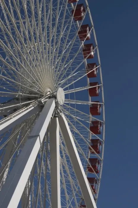 Framed Print : Ferris wheel at Navy Pier, Chicago, Illinois, United States of America, North America Framed Print : Ferris wheel at Navy Pier, Chicago, Illinois, United States of America, North America