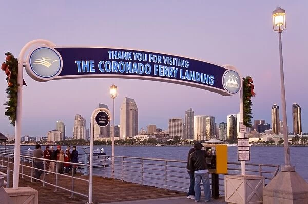 Ferry Landing on Coronado Island, San Diego, California, United States of America