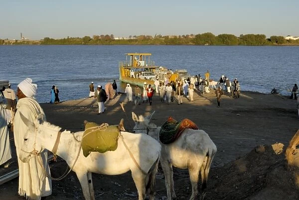 Ferry across the River Nile