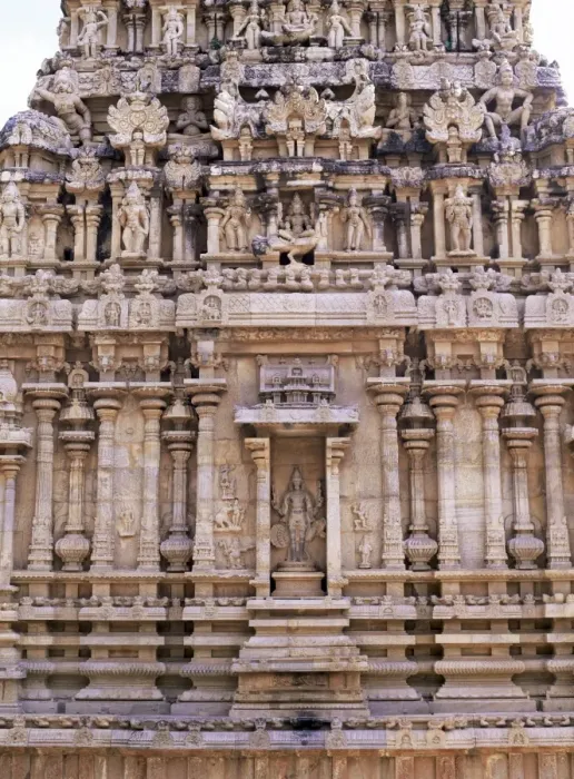 Framed Print : Finely sculpted base of 17th century shrine to Subrahmanya Framed Print : Finely sculpted base of 17th century shrine to Subrahmanya