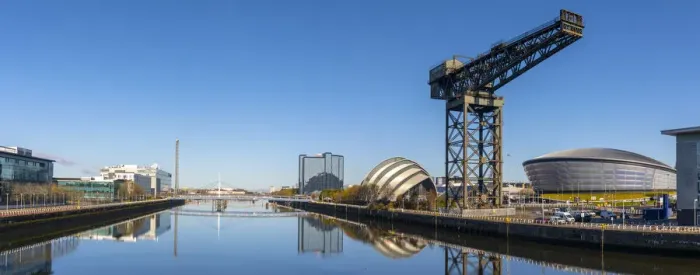 Framed Print : Finnieston Crane, SSE Hydro and Armadillo reflection, River Clyde, Glasgow, Scotland Framed Print : Finnieston Crane, SSE Hydro and Armadillo reflection, River Clyde, Glasgow, Scotland