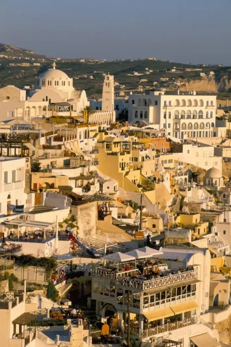 Framed Print : Fira, island of Santorini (Thira), Cyclades Islands, Aegean, Greek Islands Framed Print : Fira, island of Santorini (Thira), Cyclades Islands, Aegean, Greek Islands