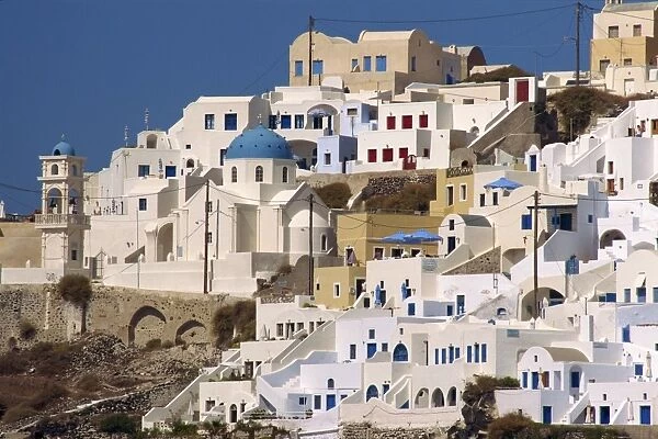 Fira Town, the capital of Santorini (Thira)